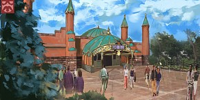 手繪版7d影院效果圖