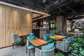 深圳EO華強北店餐廳效果圖之用餐餐桌