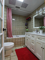 古典沉稳美式二居室卫生间装修效果图