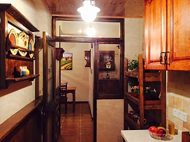 一室一厅地中海风效果图之厨房过道