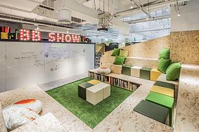 華空間設(shè)計(jì)辦公室效果圖