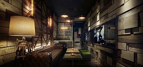 四川達(dá)州梵石餐酒吧效果圖