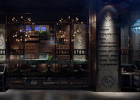 四川達(dá)州梵石餐酒吧效果圖