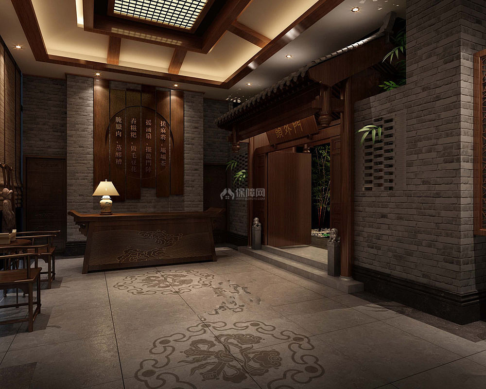 成都問鼎中式餐廳效果圖