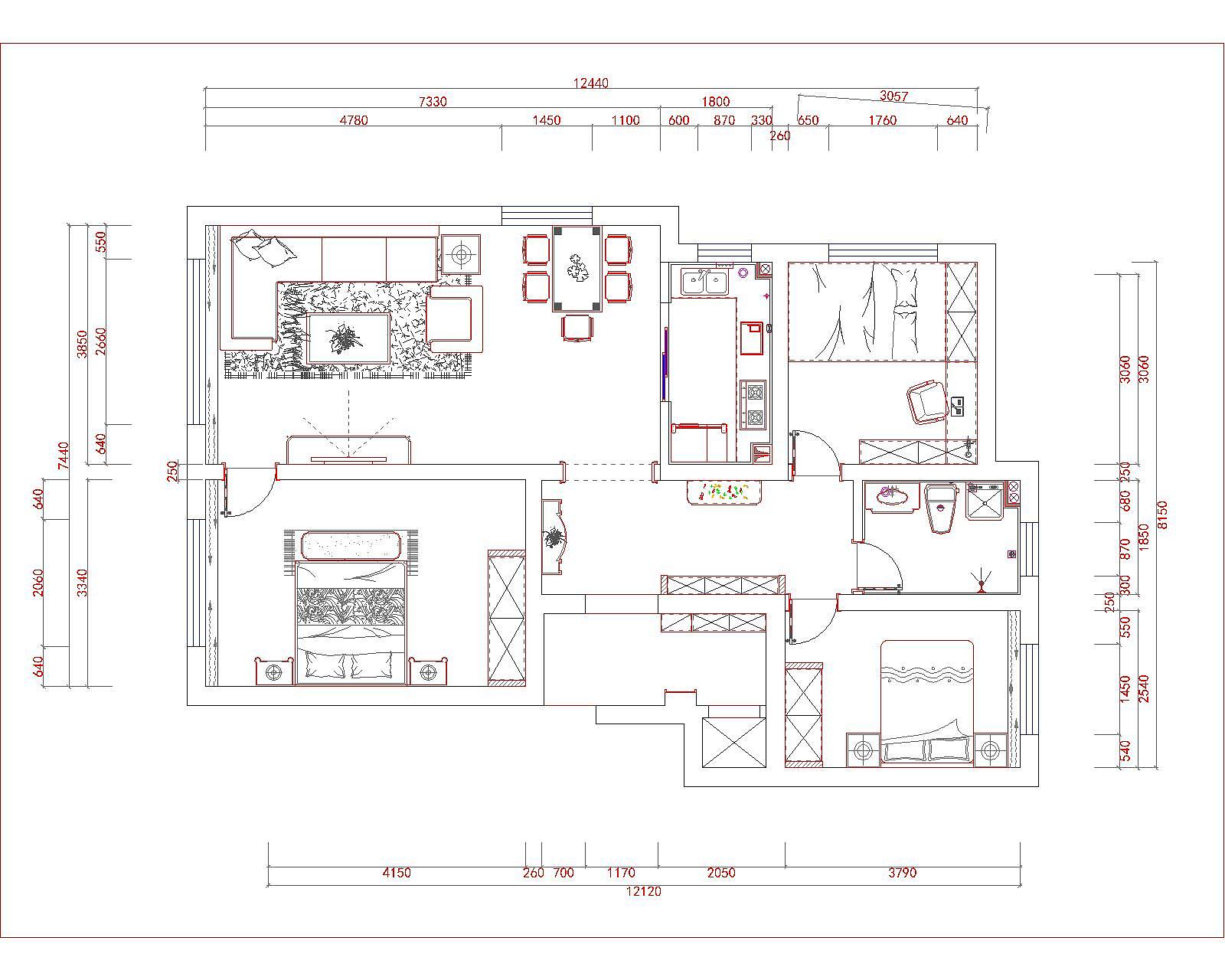 全屋户型图