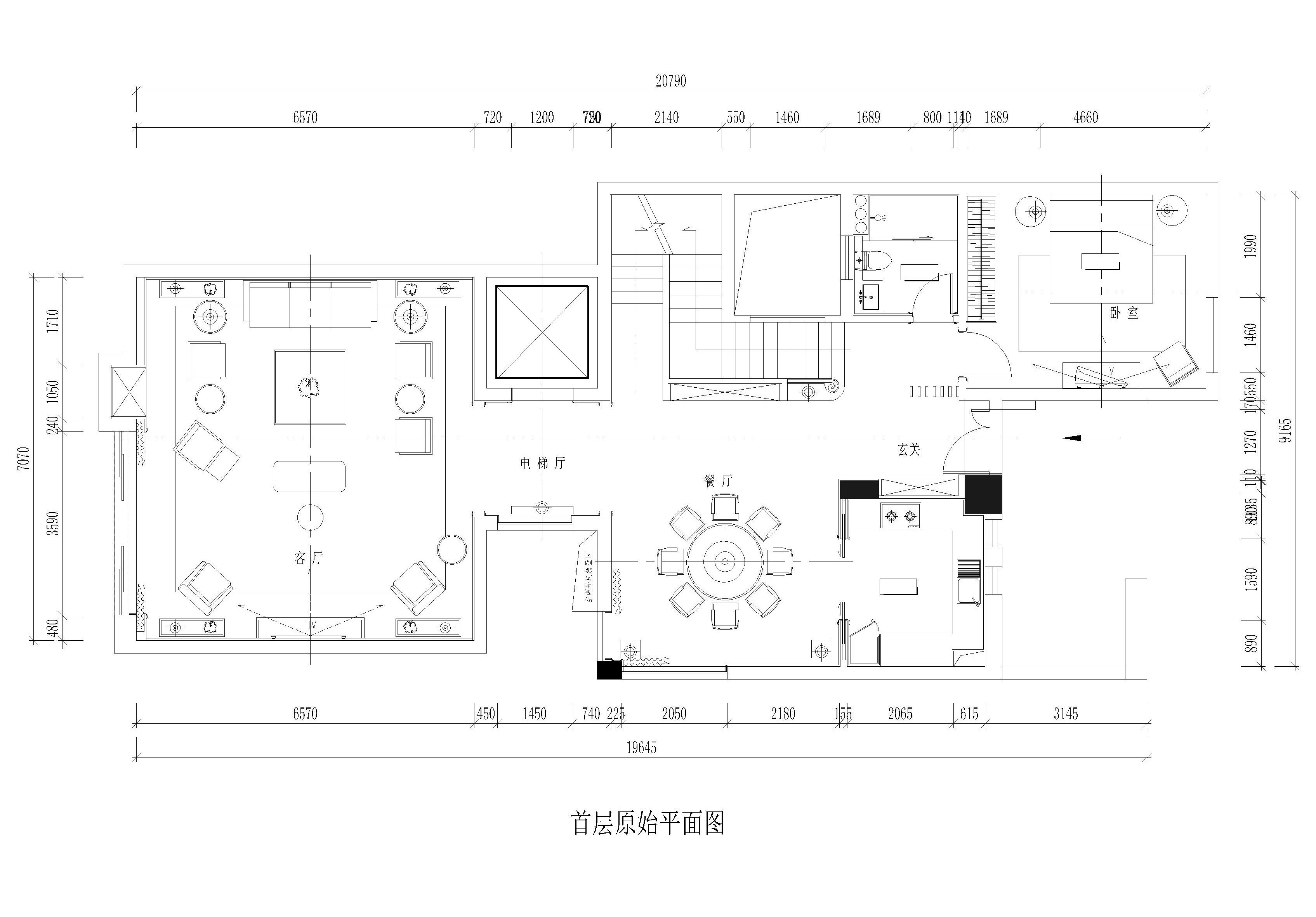 首层平面布置图