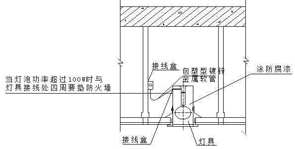 吊顶筒灯并联接线方法图片