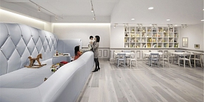 Oki Sato东京幼儿咖啡馆装修设计