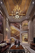 700平豪华欧式别墅——楼梯设计