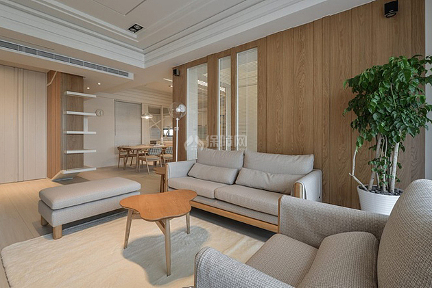 客厅-不刻意装饰就是日系风格的表现方法了