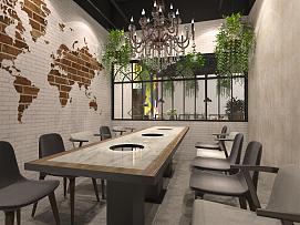 北京怪獸串場工業(yè)風餐廳——用餐空間