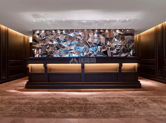 纽约巴卡拉酒店效果图——玻璃装饰