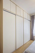 舒适减压北欧风两居卧室衣柜设计