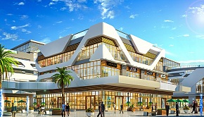 成都商业街周围景观设计效果图