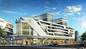 成都商業(yè)街周圍交通布置效果圖