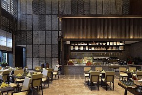 華邑酒店全日餐廳設(shè)計(jì)效果圖