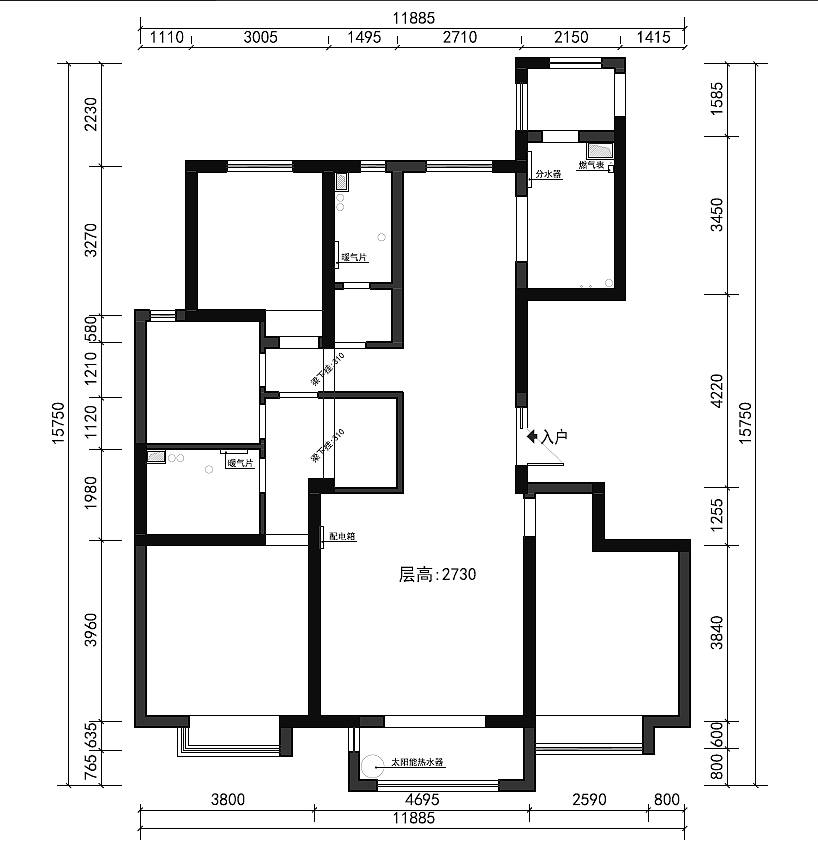 原始户型图