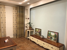 140㎡简美三居之电视墙装修设计效果图