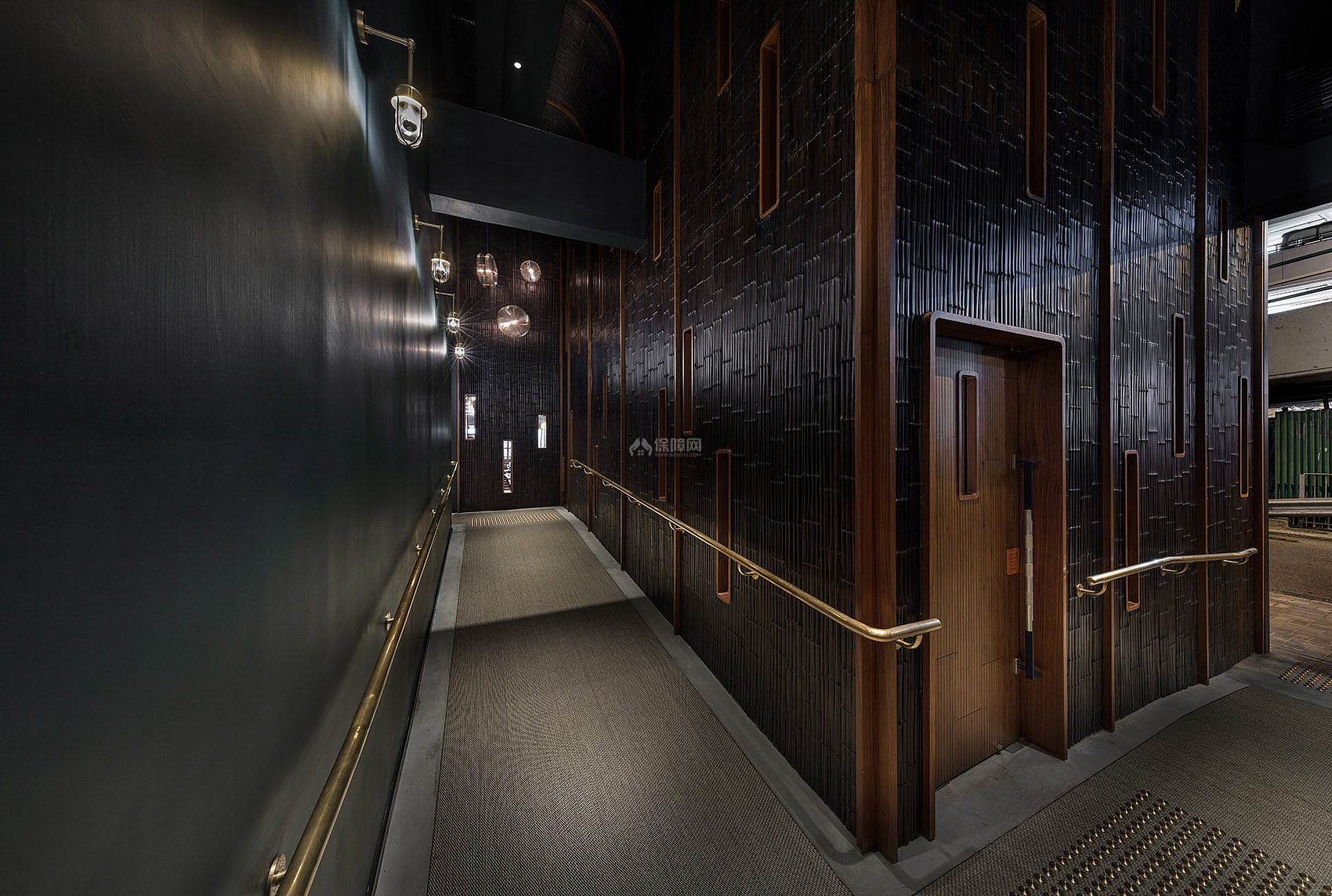 香港芬名酒店之门厅装修设计效果图
