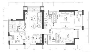 89m2简约美式两居户型图