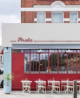 伦敦 piraa餐厅之室外看室内效果图