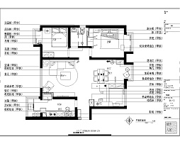 100㎡北歐風兩居之平面布置圖