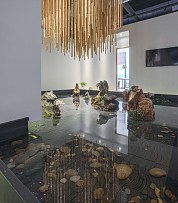 水之境茶舍之装饰展示区效果图