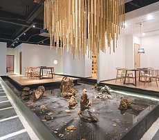水之境茶舍之整体格局设计效果图