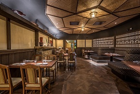 Chateau Hanare日式餐厅之大厅吊顶设计效果图