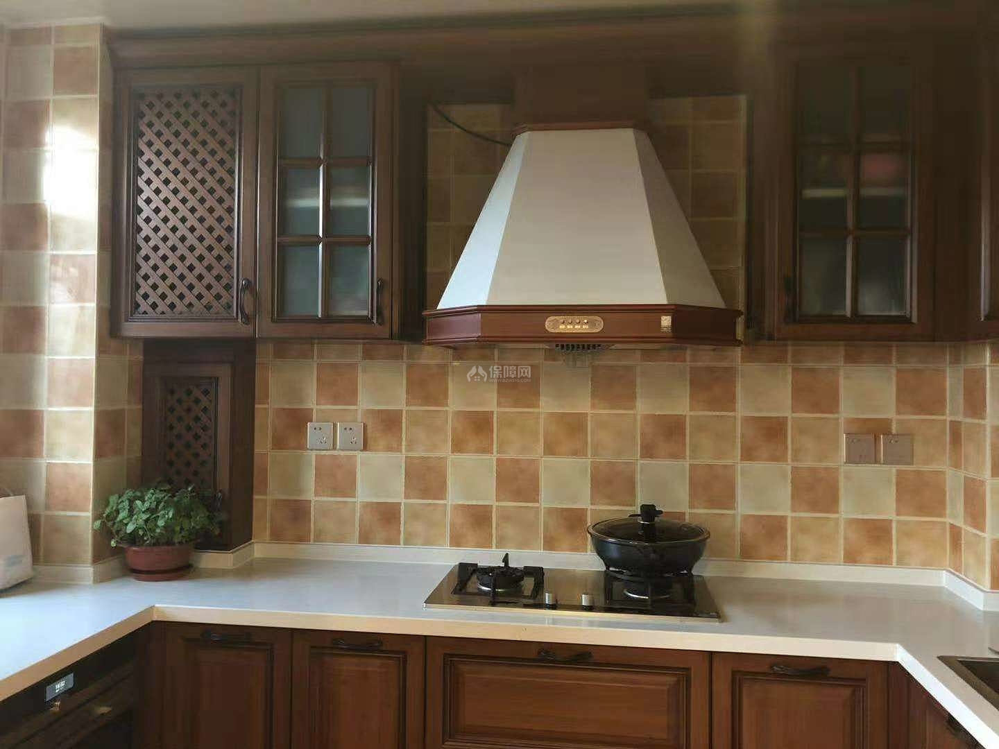 100㎡美式两居之厨房装修设计效果图