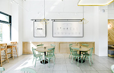 ivette cafe咖啡店之墙面装饰画效果图