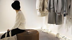 韩屋里服装店之休闲凳布置效果图