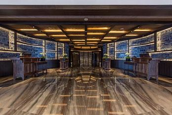 凤凰山悦椿酒店之大堂装修设计效果图