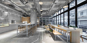 noc coffee港岛咖啡屋设计效果图案例