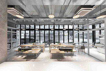 noc coffee港岛咖啡屋之大型玻璃窗设计效果图