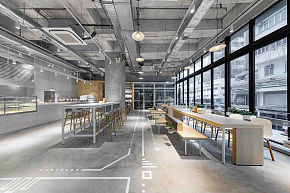 noc coffee港島咖啡屋之室內(nèi)整體效果圖