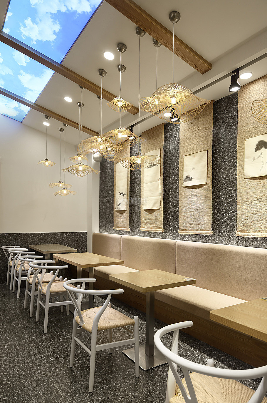 花吃寿司餐饮店之卡座设计效果图