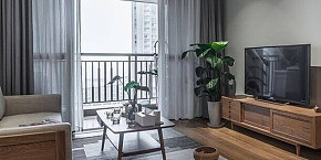 89㎡日式小清新两居室家装案例
