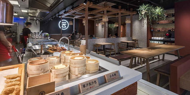 云味馆汇一城店装修设计效果图案例