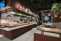 云味馆汇一城店之点餐操作台设计效果图