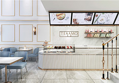 TeaAmo精致烘焙门店之服务操作台设计效果图