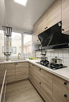 133㎡简中式风两居之厨房装潢设计效果赏析
