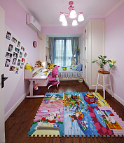 124平三居室混搭之儿童房装饰效果图