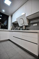 118㎡现代新中式3居之厨房橱柜设计效果欣赏