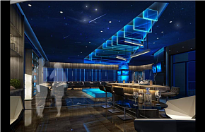 青海星空酒吧餐廳之演奏臺設(shè)計效果展示