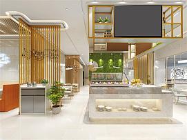 新辣道鱼火锅之食品摆放区设计效果图