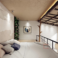 四川花逸酒店之loft戶型客房裝飾效果圖