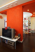 78平米舒适简约两居之电视墙设计效果图