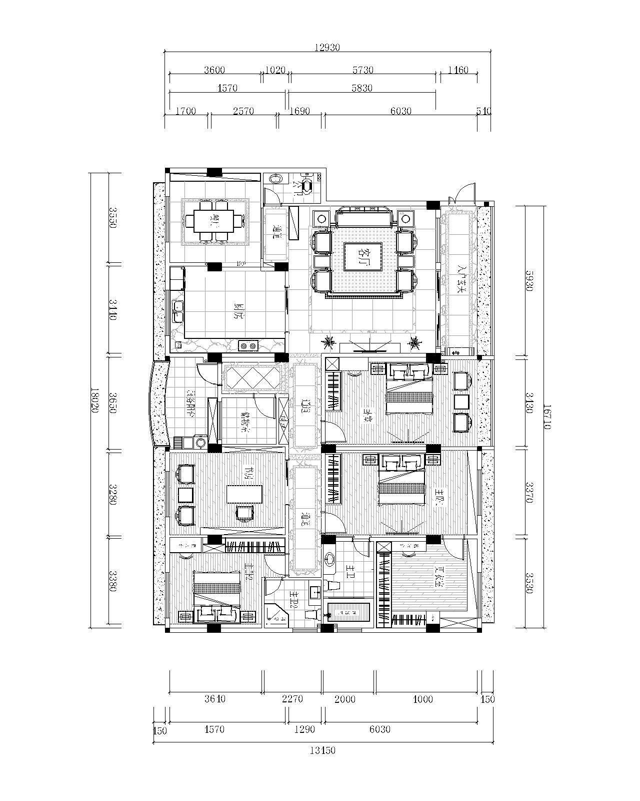 玉浦自建平面方案
