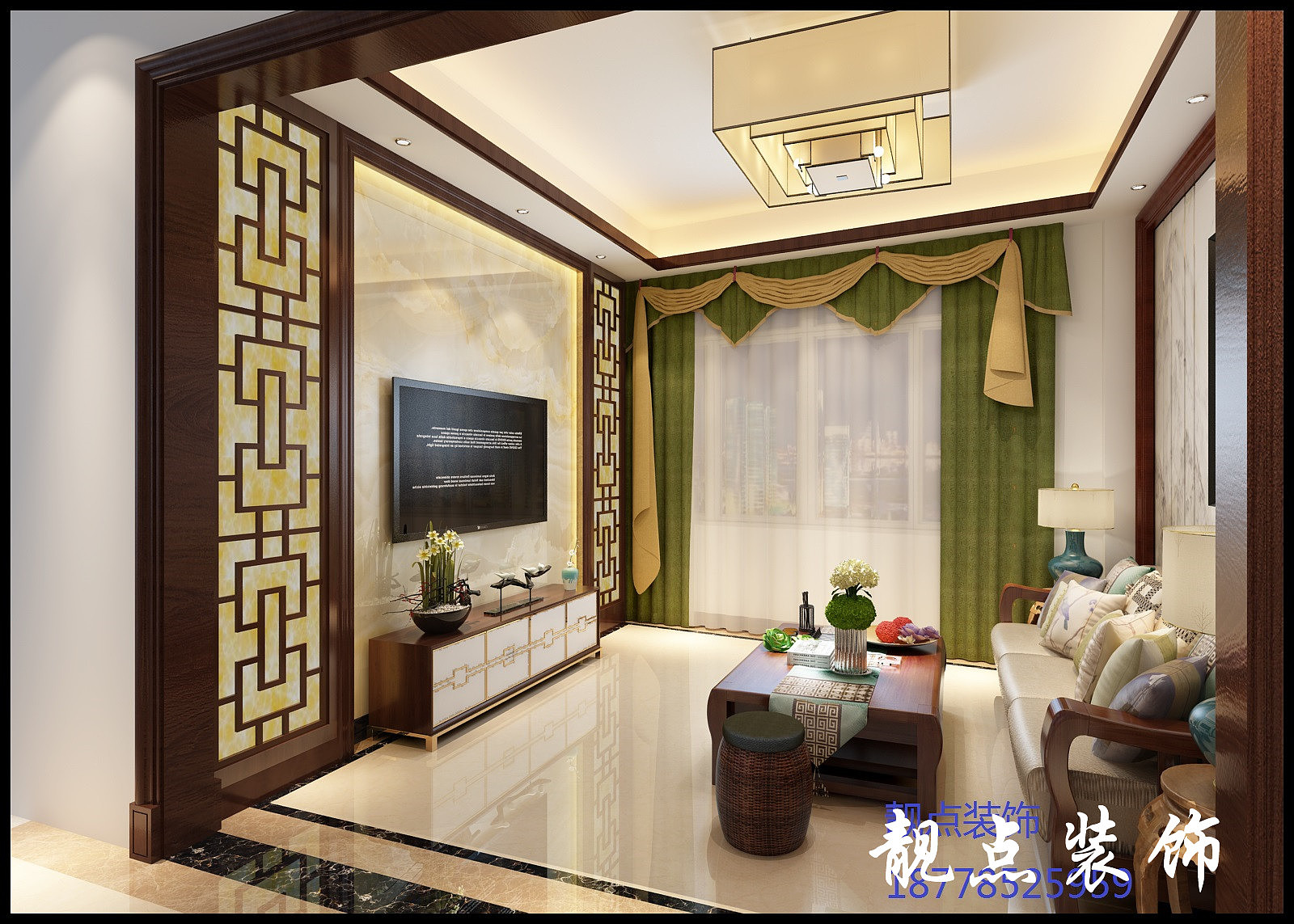 二楼中式样板间